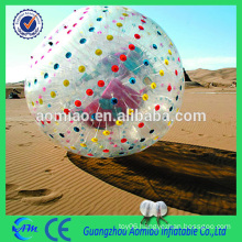 Color dots high quality body zorb ball, funny cheap zorb balls for sale